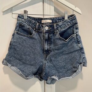 Amazon Blue Jean Shorts Distressed Cut-Off Style
